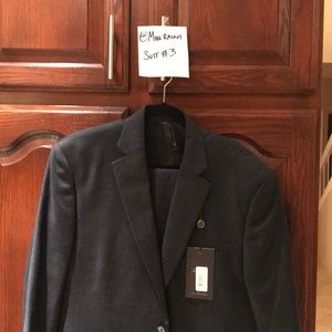 NEW W/ TAGS Charcoal Tasso Elba Suit 42R/36